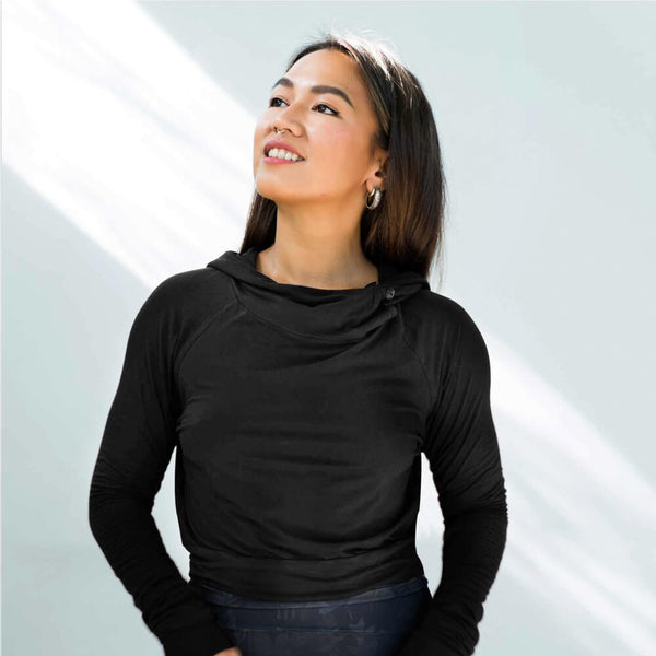 Top | Cropped Hoodie - Ladybase Love