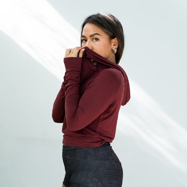 Top | Cropped Hoodie - Ladybase Love